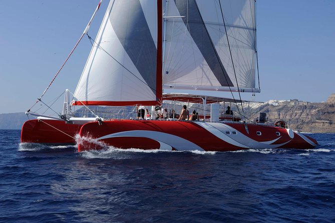 Santorini Sailing Dream Catcher with BBQ Lunch and Drinks - Palea Kameni and the hot springs