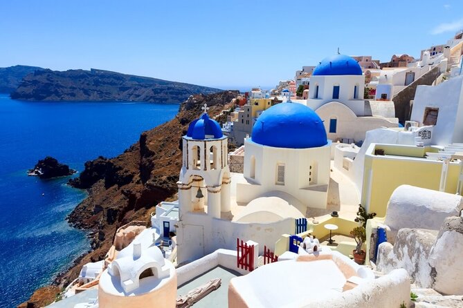 Santorini Shore Excursion & Private Customizable Tour - Megalochori for a quieter village view