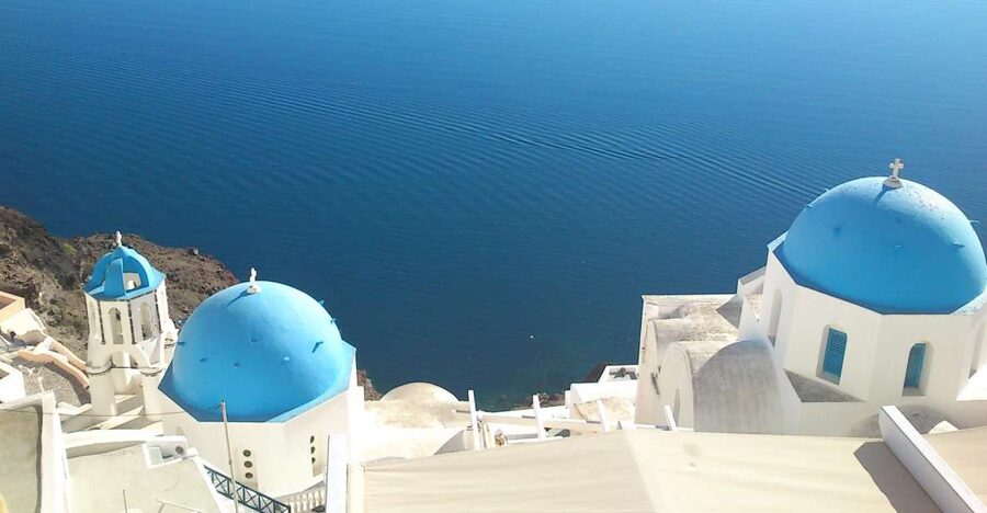Santorini: Sightseeing Island Tour (Private) - Red Beach, a short stop among volcanic color