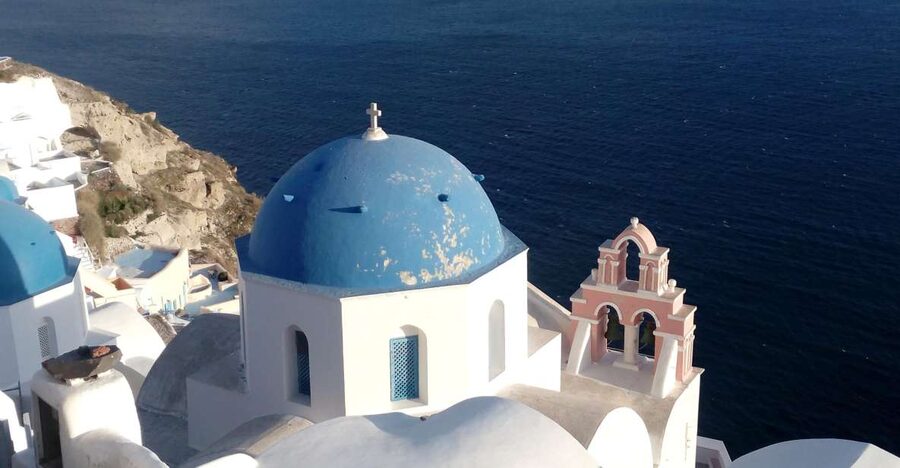 Santorini: Small-Group Highlights Tour of Venetian Castles - Wine tasting inside an old winery