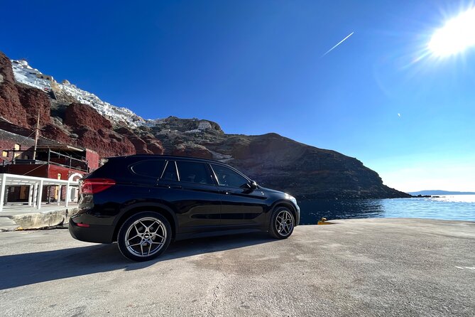 Santorini tailor made tour with the experts(NEW) - Perissa’s black sand in a quick coastal stop