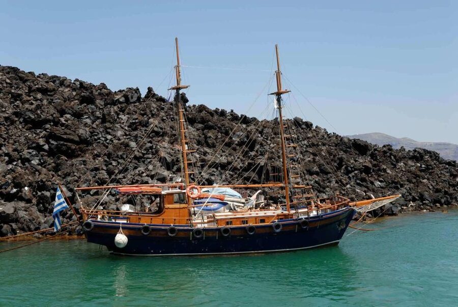 Santorini: Thirassia Islands and Volcano Guided Cruise - Two Hours on Thirassia Island