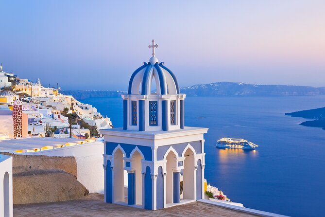 Santorini Tour Designed Especially for Cruise Passengers - Firostefani starts the day with caldera views