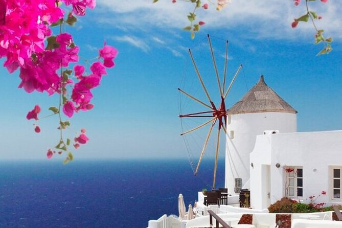Santorini Tour Designed Especially for Cruise Passengers - Perivolos Beach closes with black sand and sea