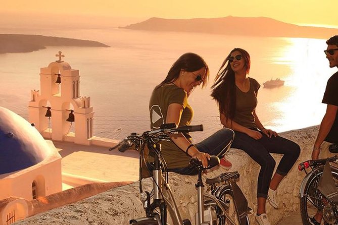 Santorini Tour on Electric Bikes & Scooters - The caldera viewpoint and Santorini’s quieter heart