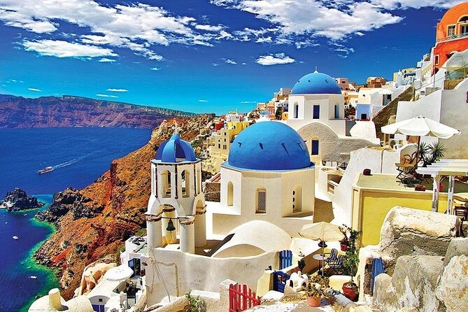 Santorini Ultimate Destinations - Profitis Ilias at 600 meters: Santorini from above