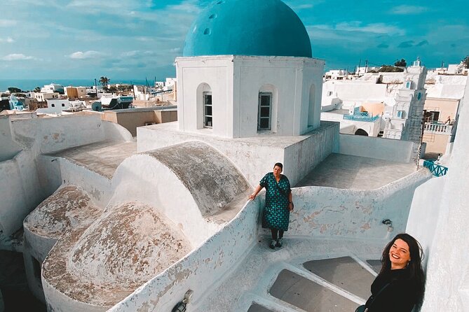 Santorini Unique Experience - Road Tour - Firostefani’s three bells and blue dome
