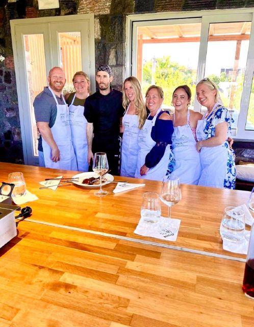 Santorini: Vineyard and Winery Tour with Cooking Class - Eating the dishes you prepared
