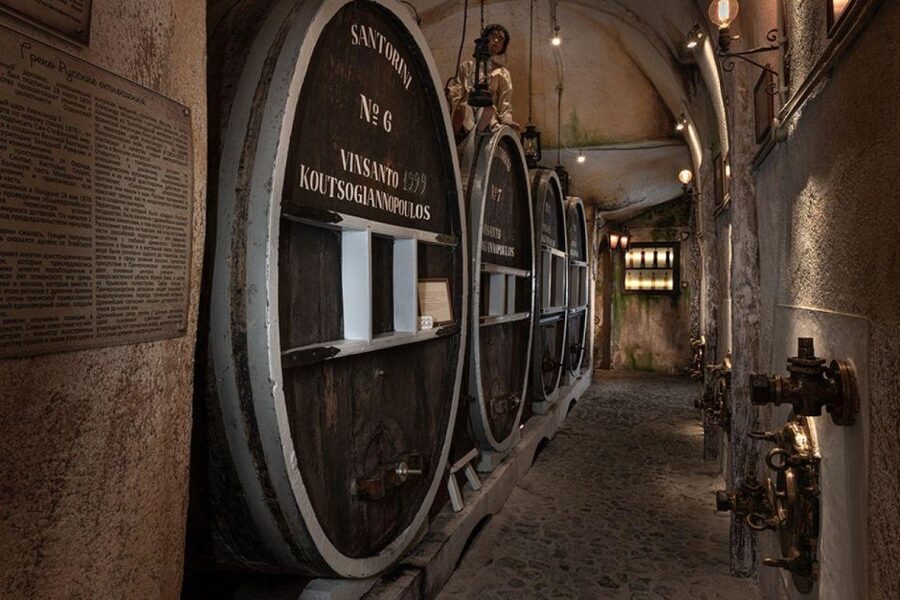 Santorini Visit Cave Wine museum and Wine tasting - Santorini’s vine-growing story from 1660 to 1950