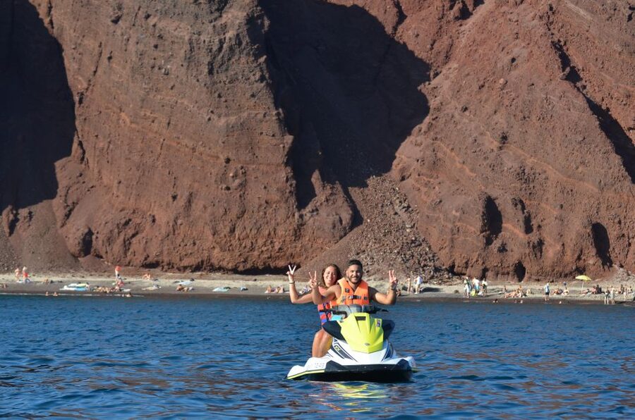 Santorini:Volcanic Beaches Cruise With Jet Ski - Practical preparation before you arrive