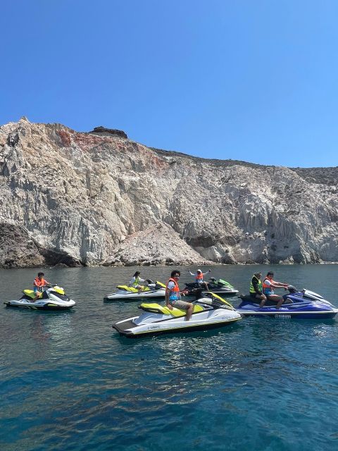 Santorini:Volcanic Beaches Cruise With Jet Ski - Red Beach and Santorini’s volcanic colors