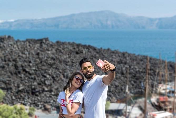 Santorini Volcano Half Day Tour - Thirassia: lunch, village views, and changing conditions