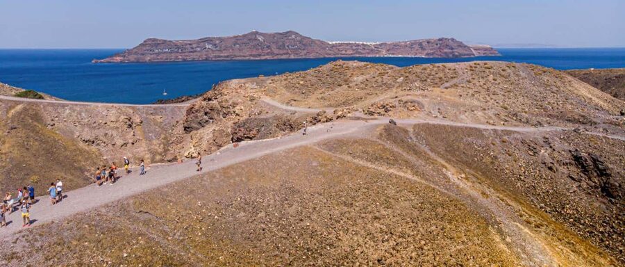 Santorini Volcano, Hot Springs Adventure - Swimming near Palea Kameni