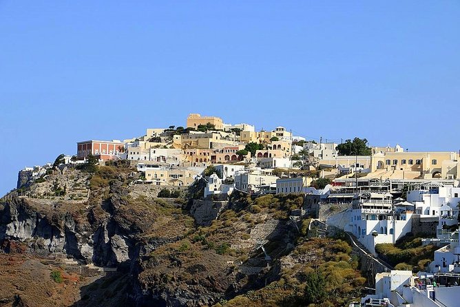 Santorini: Walking Tour of Fira - The donkey road at Karavolades Stairs