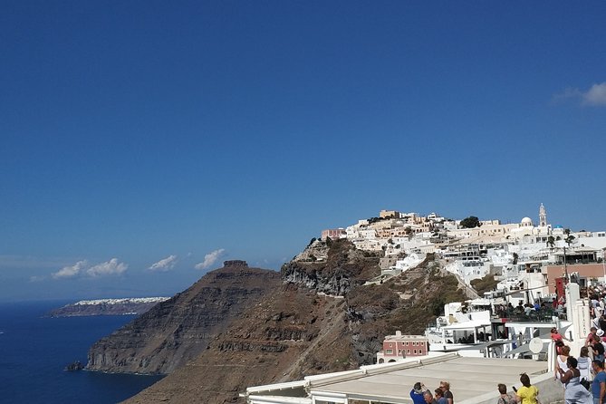 Santorini: Walking Tour of Fira - Handmade ice cream and the cable-car finish