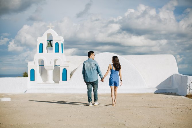 Santorini Walking Tour with a Personal Photographer - Imerovigli in the evening: a calmer alternative