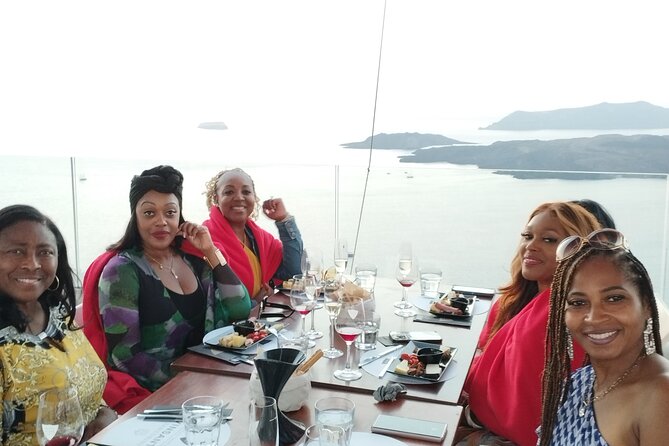 Santorini Wine Tasting: Day or Sunset Private Tour - Santo Wines adds the cliffside view