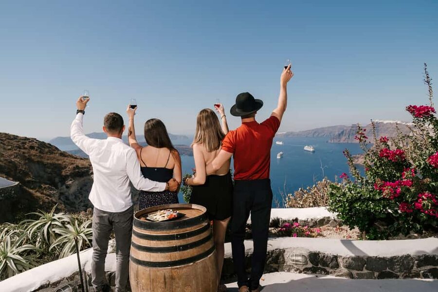 Santorini: Wine Tasting Tour to 3 Wineries with Transfer - The guide and driver shape the experience