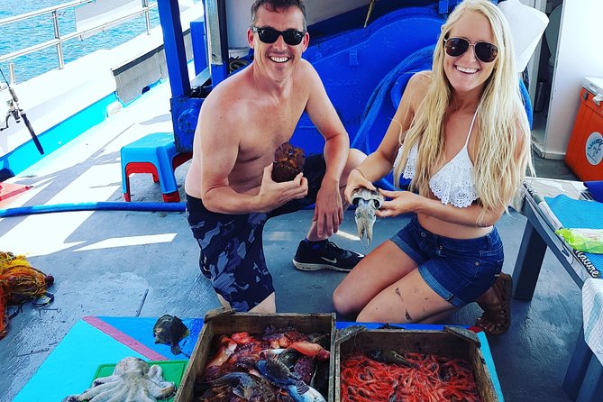 Semi - Private Fishing Tour (transportation included) - A real fishing morning from Vlychada Harbor