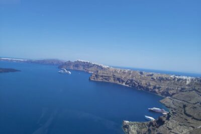 Shared Helicopter Tour Santorini 20 minutes – 2 passengers