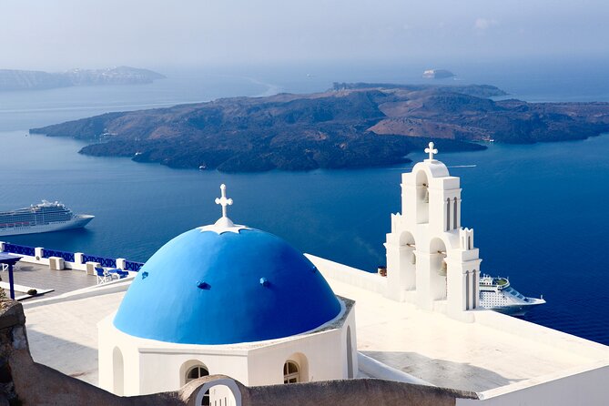 Skip Gondola Private Tour : Cruise Port pick up included - The Heart of Santorini and the volcanic cliffs