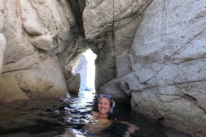 Small-Group Santorini Sea Caves Kayak Trip with Snorkeling & Picnic - A homemade Greek picnic on the beach