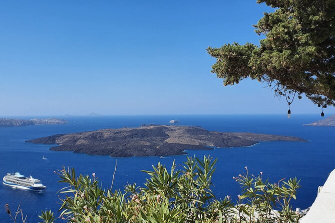 SUV Santorini Highlights Private Tour - Pyrgos for a hilltop view across the island