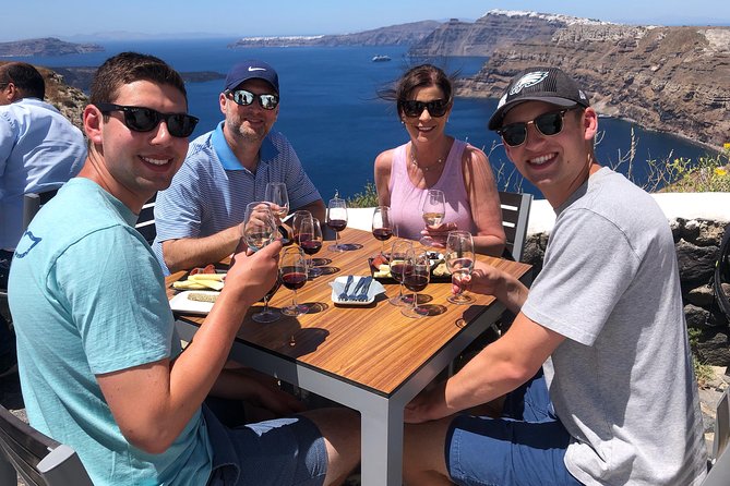 The Art of Wine - A Real taste of Santorini - Profitis Ilias adds an island view beyond the vineyards