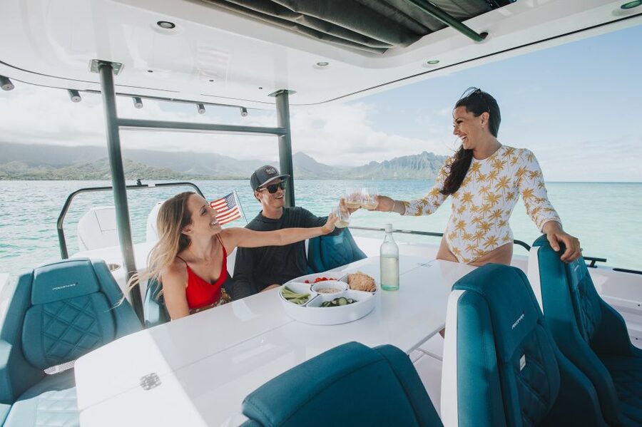 The Fastest All Inclusive Private Motor Yacht in Santorini - Lunch and Island Time on Thirasia