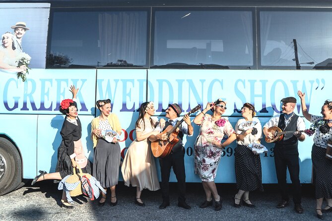 The Greek Wedding Show - Santorini - Moving into the open-air courtyard