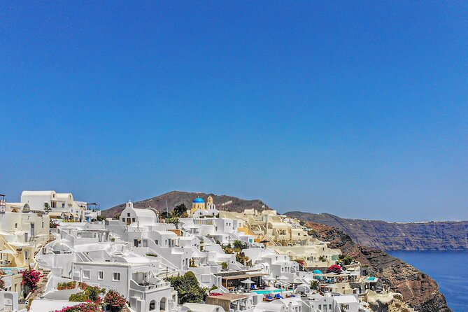 Top Sights of Santorini with Wine Tasting and Sunset in Oia - Profitis Ilias: Santorini from its highest point