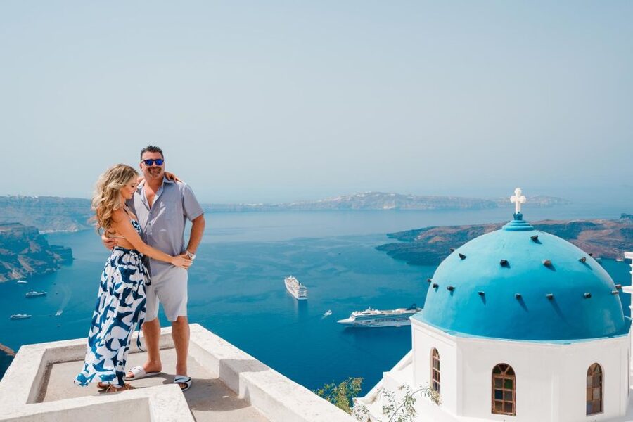 Tour Santorini with a Professional Photographer - Add a winery, Black Beach, or Red Beach