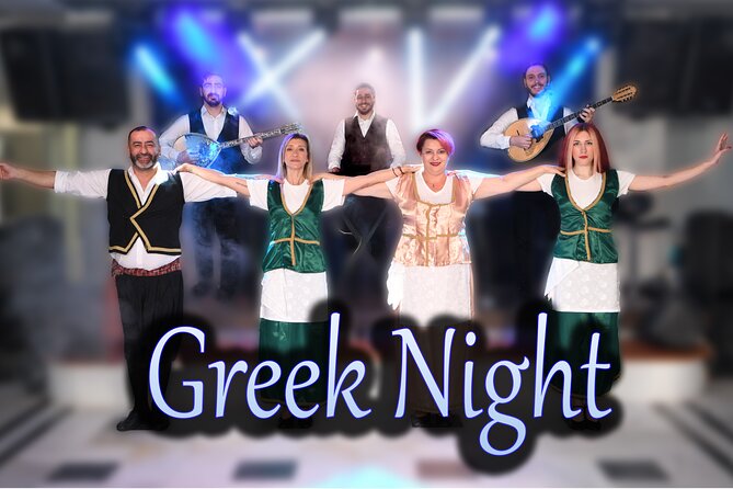 Traditional Greek Night live Music & Dinner Show in Santorini - At 9:00 pm, the dinner becomes a Greek show