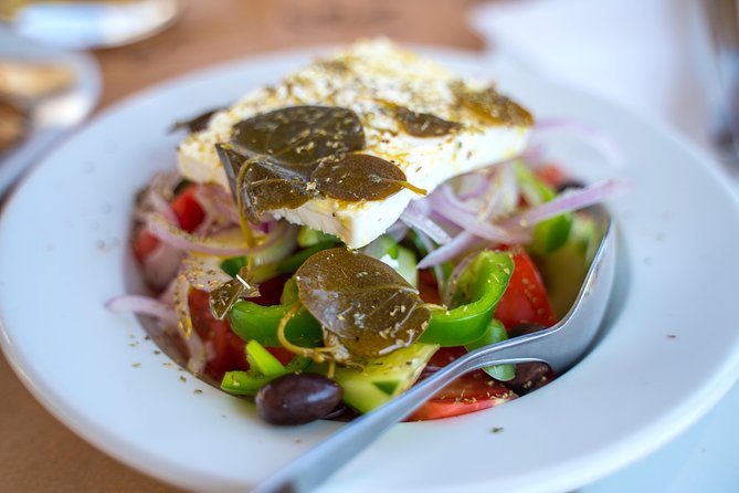 Traditional Tastes of Santorini Food Tour - Megalochori: Santorini wine in a traditional village