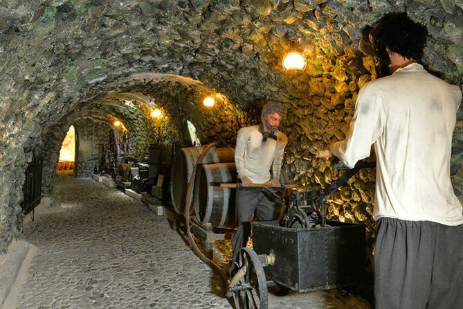 Visit to a Wine Museum and Wine Tasting in Santorini - Inside the eight-meter-deep Wine Museum