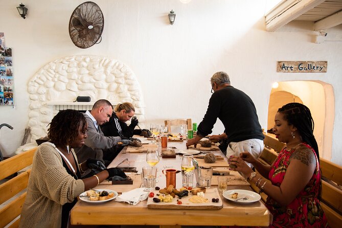 Wine tasting and Carving lesson in Santorini - The best fit for families, couples, and creative beginners